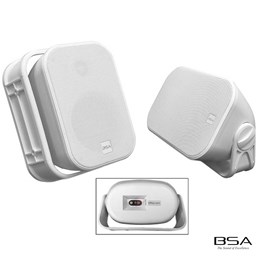 Kit Fácil BSA AW4-W Branca+Amplificador Bluetooth/USB/SD Card by Bravox