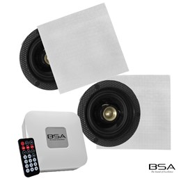 Kit Fácil BSA Spot S1 Par Arandelas+Amplificador Bluetooth/USB/SD Card by Bravox